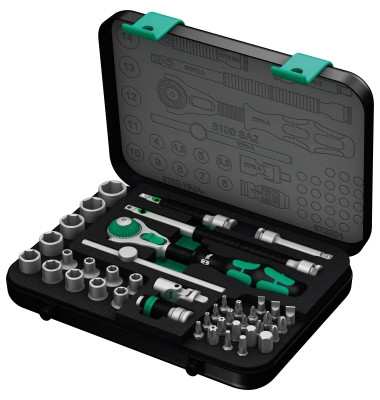 Ratschenkasten Steckschlüsselsatz Zyklop 8100 05003533001 1/4" (6.3 mm) klein 42 teilig