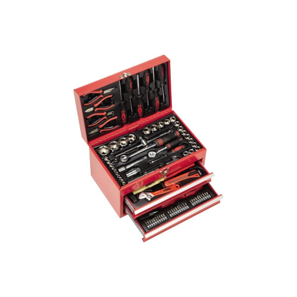 4003315712053 - Werkzeugkoffer M29066 rot 355x230x225mm 156teilig 4003315712053 Brüder Mannesmann