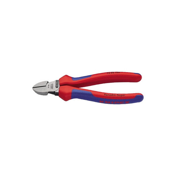 4003773034032 - Seitenschneider Poliert mit Mehrkomponenten-Hüllen Präzisionsschneiden Länge 70 02 160 160mm - Knipex