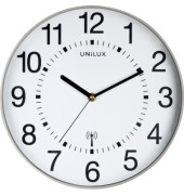 Wanduhr WAVE 400094562 +Batterien metallgrau