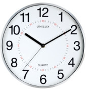 Wanduhr Aria 400094280 28,5cm Kunststoff metallgrau