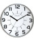  Wanduhr Pop 400094283, metallic silber&nbsp;, 30cm, rund, analog