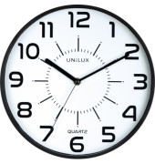 Wanduhr POP BLACK 400094281 +Batterien schwarz
