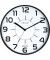 Wanduhr POP BLACK 400094281 +Batterien schwarz