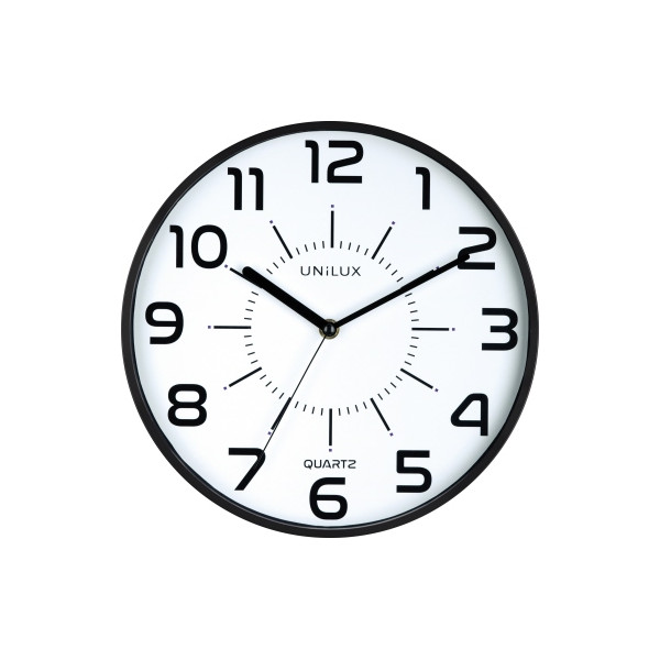 3595560022496 - POP Wanduhr schwarz Durchmesser 305 cm Quarzuhrwerk leise schleichende Zeiger Batterie inklusive