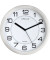 Wanduhr ATTRACTION 400094404 +Battterie metallgrau