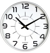  Wanduhr Maxi Pop 400094488, grau, 37,5cm, rund, analog