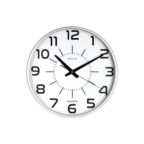 3595560023936 - Wanduhr MAXI POP GREY 400094488 +Battterie metallgrau 3595560023936 Unilux