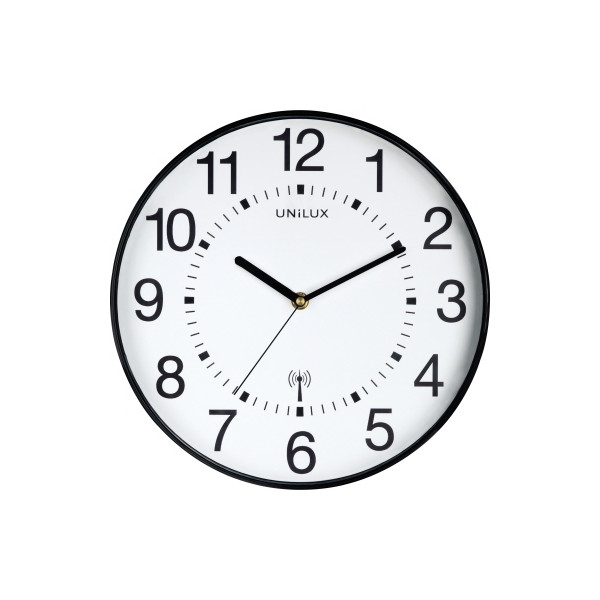 3595560024919 -  Wanduhr Maxi Wave 400094564 schwarz 375cm rund analog 3595560024919 Unilux