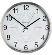 Wanduhr Outdoor 400094566 35,5cm Kunststoff metallgrau