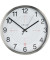 Wanduhr Outdoor 400094566 35,5cm Kunststoff metallgrau