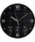  Wanduhr Ontime 400094567, schwarz, 30,5cm, rund, analog