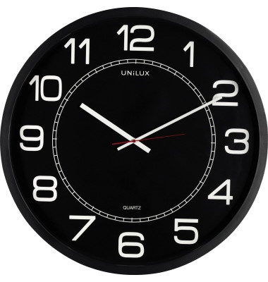 Wanduhr Mega 400094568 57,5cm Kunststoff sw