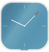  Wanduhr Cosy 9017-00-61, blau, 30cm, quadratisch, analog