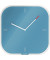  Wanduhr Cosy 9017-00-61, blau, 30cm, quadratisch, analog