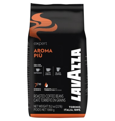 Kaffee Expert Plus Aroma Piu 2963, 1kg, ganze Bohnen im Beutel