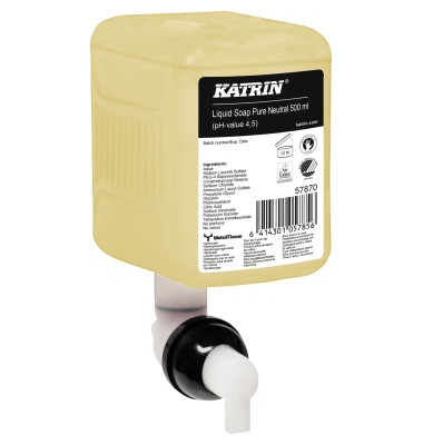 Fl&uuml;ssigseife 57870 Clean, parf&uuml;mfrei, 500 ml, Kartusche