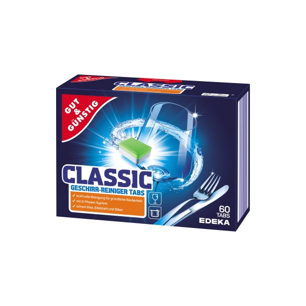 4311501484951 - Spülmaschinentabs 246200 4311501484951 Gut & Günstig 60 Stück 4311501484951 - Spülmaschinentabs 246200 4311501484951 Gut & Günstig 60 Stück