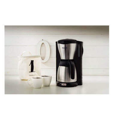 Kaffeemaschine HD7546/20 Thermokanne schwarz/silber