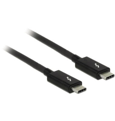 USB-Kabel 5A 84845, 1m, USB-C auf Lightning, schwarz