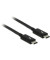 USB-Kabel 5A 84845, 1m, USB-C auf Lightning, schwarz