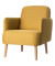 Sessel BROOKS FTBRO.23.20 safrangelb