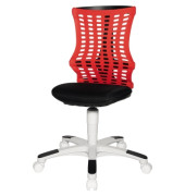 Kinderdrehstuhl S'neaker Elasto KR230 BR01 schwarz/rot