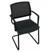 Konferenzstuhl schwarz Armlehne Sitz Xtreme sw Rücken Netz sw