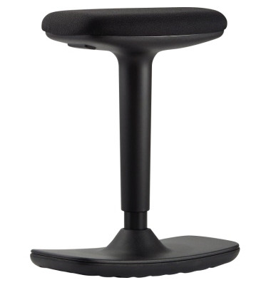 Sitzhocker 800240100 to-swift, schwarz, höhenverstellbar, bis 120kg
