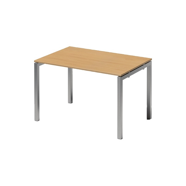 5020073993141 - BISLEY Schreibtisch CITO U-Gestell HxBxT 740 x 1200 x 800 mm Gestell silber Platte Buche