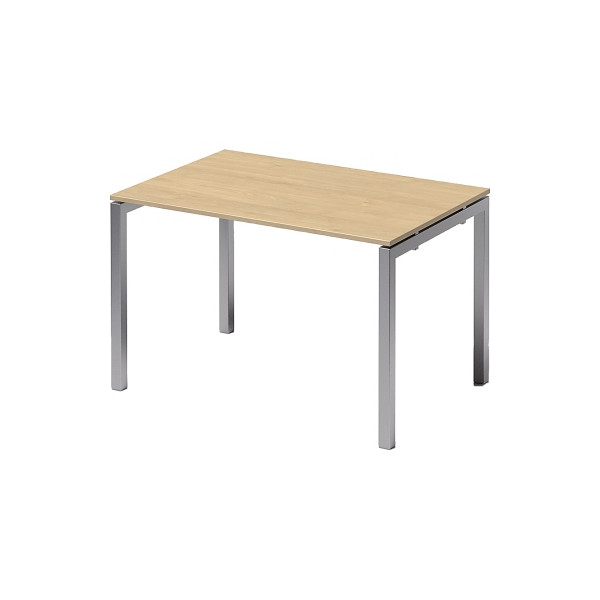 5020073993158 - BISLEY Schreibtisch CITO U-Gestell HxBxT 740 x 1200 x 800 mm Gestell silber Platte Ahorn