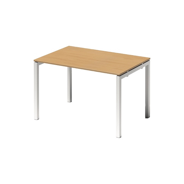 5020073993189 - BISLEY Schreibtisch CITO U-Gestell HxBxT 740 x 1200 x 800 mm Gestell weiß Platte Buche
