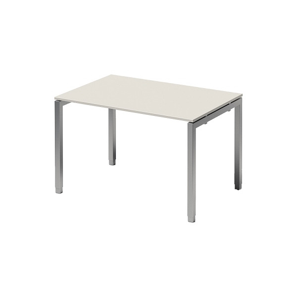5020073993219 - Cito Höhenverstellbar Schreibtisch Hellgrau 4 Metallfüße 1200 (B) x 800 (T) x 740 (H) mm MFC (Melaminbeschichtete Spanplatte) Stahl