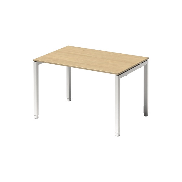 5020073993271 - Cito Höhenverstellbar Schreibtisch Ahorn 4 Metallfüße 1200 (B) x 800 (T) x 740 (H) mm MFC (Melaminbeschichtete Spanplatte) Stahl