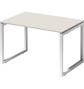 Schreibtisch Cito, 74cm (H), 120x80cm (BxT), rechteckig, weiß / weiß