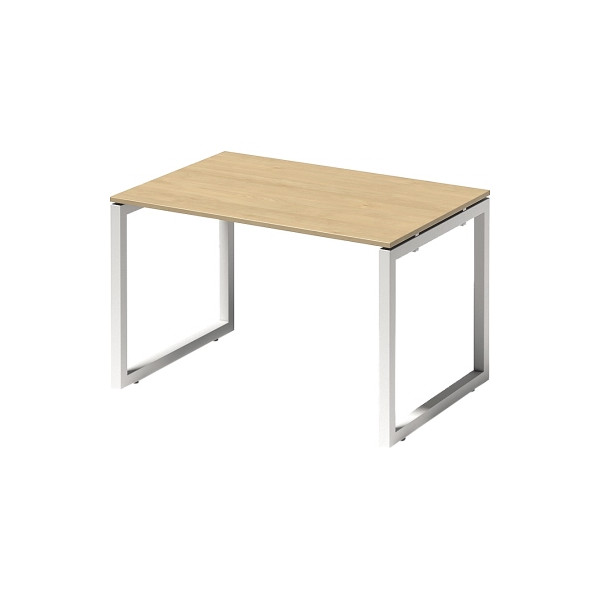 5020073993356 - Bisley Cito Schreibtisch Rechteckig Ahorn O-Fuß-Gestell 1200 (B) x 800 (T) x 740 (H) mm MFC (Melaminbeschichtete Spanplatte) Stahl