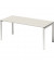 Schreibtisch Cito, 74cm (H), 180x80cm (BxT), rechteckig, wei&szlig; / wei&szlig;