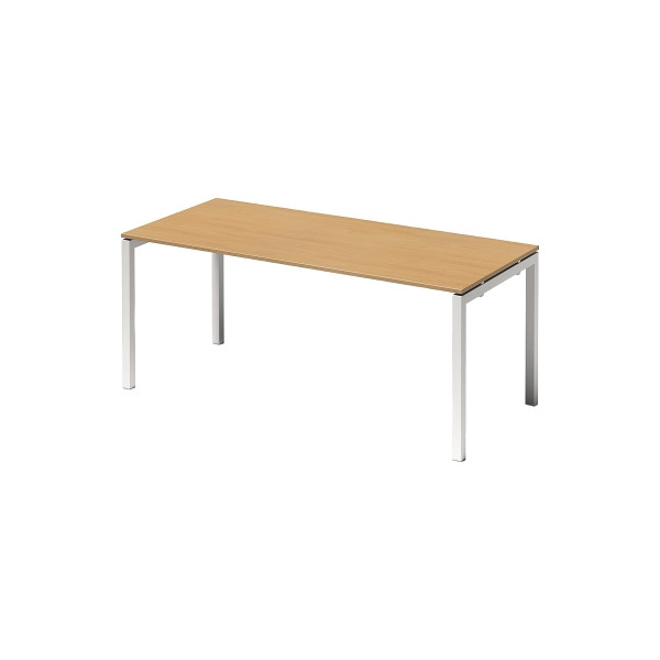 5020073993660 - BISLEY Schreibtisch CITO U-Gestell HxBxT 740 x 1800 x 800 mm Gestell weiß Platte Buche