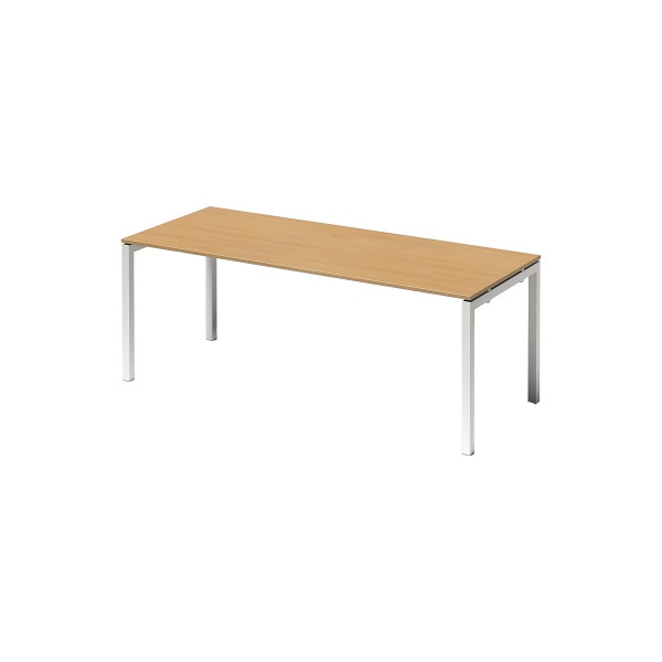 5020073993905 - BISLEY Schreibtisch CITO U-Gestell HxBxT 740 x 2000 x 800 mm Gestell weiß Platte Buche