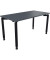 Schreibtisch All in One, manuell höhenverstellbar, 68-82cm (H), 140x70cm (BxT), rechteckig, lavagrau / anthrazit metallic
