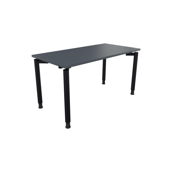 4003969080775 - Schreibtisch All in One 810037982 höhenverstellbar 68-82cm (H) rechteckig lavagrau   anthrazit metallic 4003969080775 Soennec