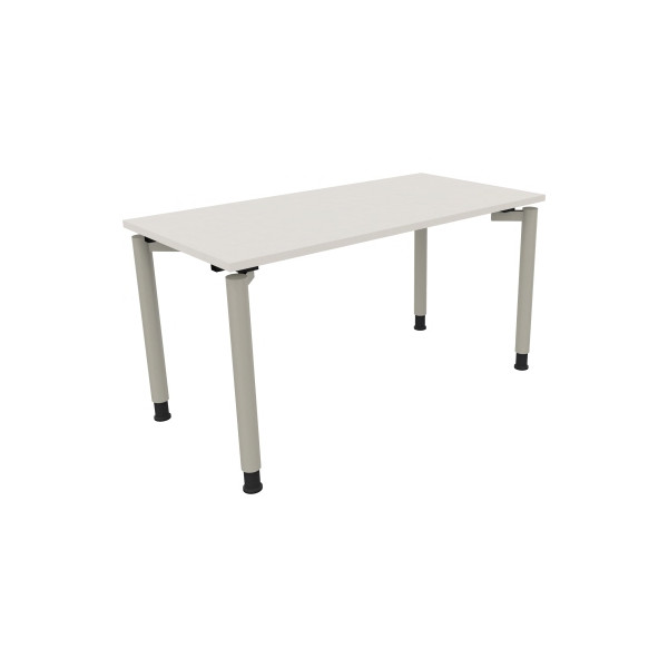 4003969080836 - Schreibtisch All in One 810038001 höhenverstellbar 68-82cm (H) rechteckig diamant weiß   silberaluminium 4003969080836 Soenne