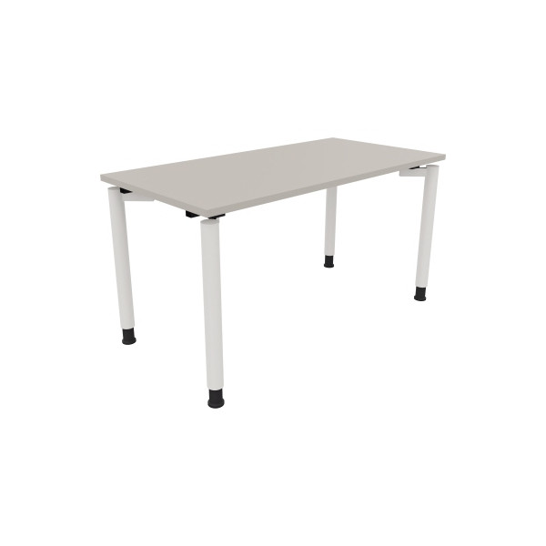 4003969080805 - Schreibtisch All in One 810038181 höhenverstellbar 68-82cm (H) rechteckig lichtgrau   verkehrsweiß 4003969080805 Soennecken