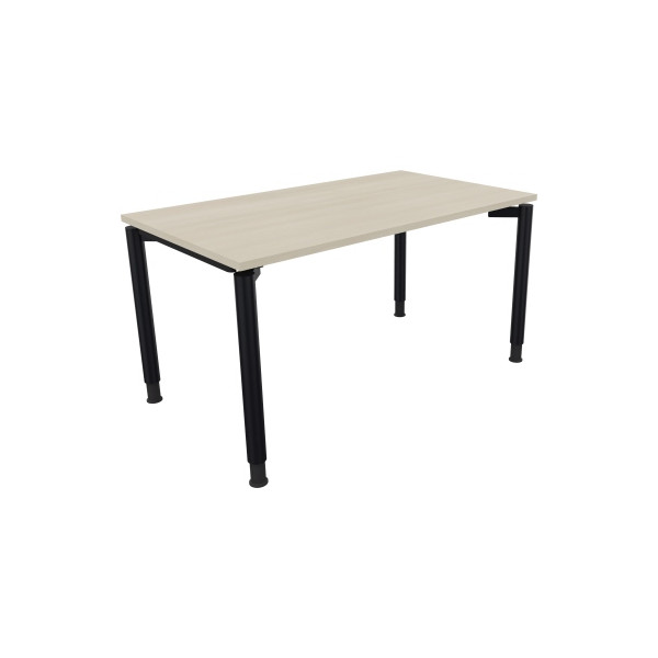 4003969081567 - Schreibtisch All in One 810038272 höhenverstellbar 68-82cm (H) rechteckig akazie hell   anthrazitmetallic 4003969081567 Soenn