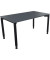 Schreibtisch All in One, manuell höhenverstellbar, 68-82cm (H), 140x80cm (BxT), rechteckig, lavagrau / anthrazit metallic