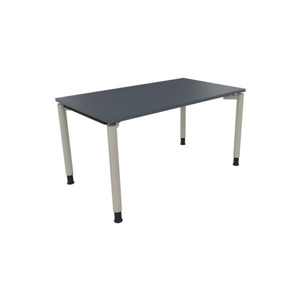 4003969081697 - Schreibtisch All in One 810038382 höhenverstellbar 68-82cm (H) rechteckig lavagrau   silberaluminium 4003969081697 Soennecken
