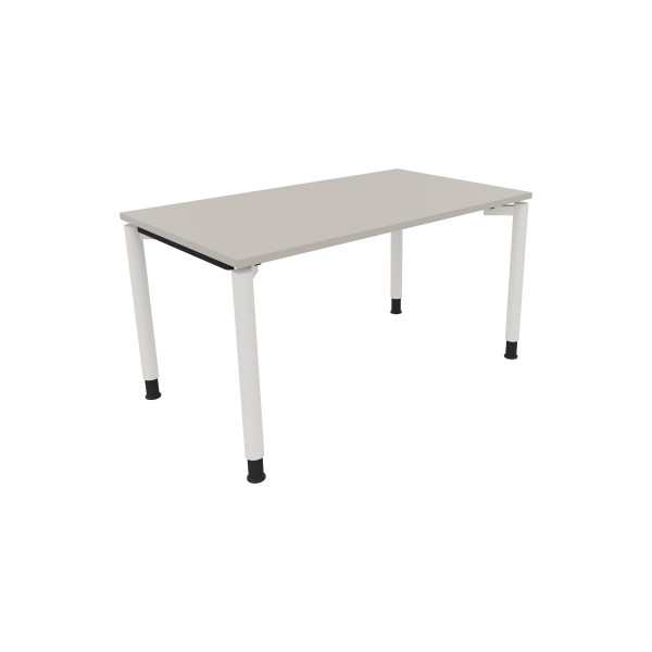 4003969081574 - Schreibtisch All in One 810038481 höhenverstellbar 68-82cm (H) rechteckig lichtgrau   verkehrsweiß 4003969081574 Soennecken