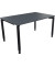 Schreibtisch All in One, manuell höhenverstellbar, 68-82cm (H), 140x90cm (BxT), rechteckig, lavagrau / anthrazit metallic