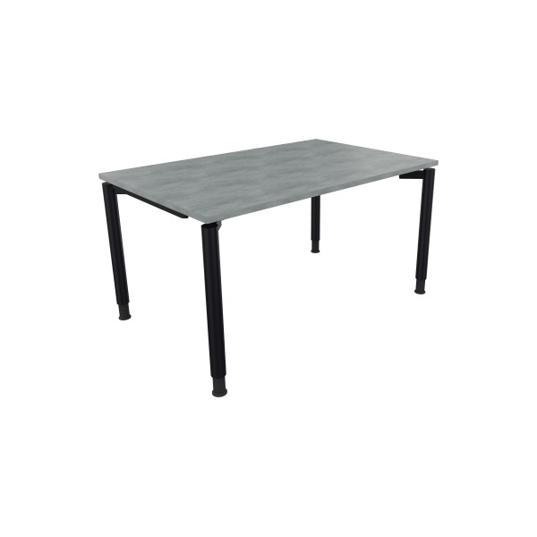 4003969081642 - Schreibtisch All in One 810038583 höhenverstellbar 68-82cm (H) rechteckig beton hell   anthrazit metallic 4003969081642 Soenn