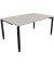 Schreibtisch All in One, manuell höhenverstellbar, 68-82cm (H), 160x100cm (BxT), rechteckig, lichtgrau / anthrazit metallic